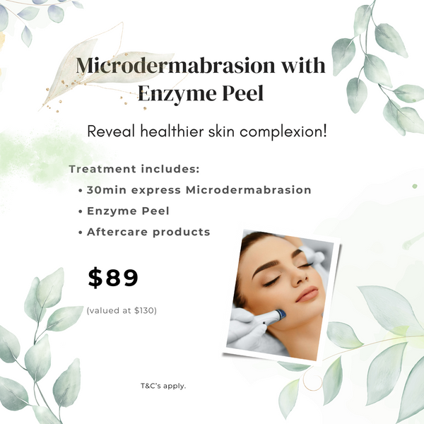 Microdermabrasion with Enzyme Peel