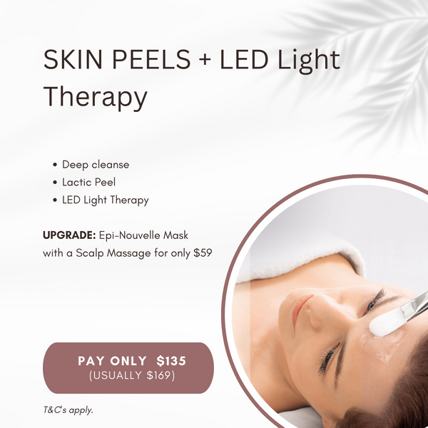 Skin Peels + LED Light Therapy
